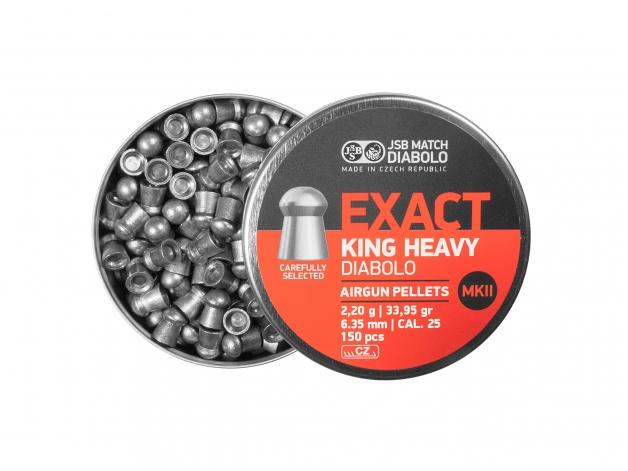 JSB - JSB Exact King Heavy 6,35mm 150 stuk